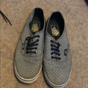 Grey and white vans